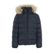 Tommy Hilfiger gewatteerde winterjas ESSENTIAL DOWN van polyester donk...