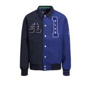 JACK & JONES JUNIOR bomberjack zomer JORECOLE met printopdruk en 3D ap...