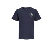 JACK & JONES JUNIOR T-shirt JJESWIFT met printopdruk wit Blauw Jongens...