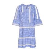 KIDS ONLY GIRL A-lijn jurk KOGALBERTE met all over print Blauw Meisjes...