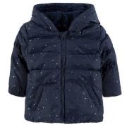 Tom Tailor baby gewatteerde winterjas met stippen donkerblauw/goud Mei...