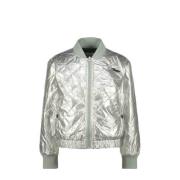 Vingino metallic bomberjack zomer Tariek zilver Jas Meisjes Polyester ...