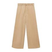 Mango Kids broek beige Meisjes Katoen Effen - 164(S)