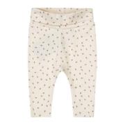 Dirkje baby broek met all over print offwhite/bruin Ecru Jongens/Meisj...