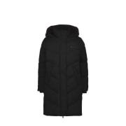 Vingino gewatteerde winterjas Tarene zwart Meisjes Polyester Capuchon ...