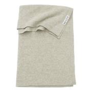 Meyco baby wiegdeken Knit Basic 75x100 cm Sand Melange Babydeken Bruin