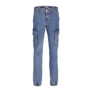 JACK & JONES JUNIOR slim fit jeans JJIPAUL JJFLAKE blue denim Blauw Ef...