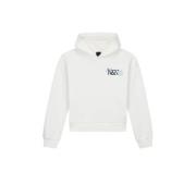 NIK&NIK hoodie Lacie met backprint offwhite Sweater Wit Backprint - 15...