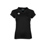 Reece sportshirt Rise zwart Sport t-shirt Meisjes Polyester V-hals Log...