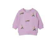 NAME IT BABY baby sweater NBFLIGA met all over print roze All over pri...