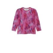 NAME IT MINI longsleeve NMFLARIANA met all over print fuchsia/paars Ro...