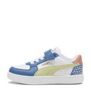 Puma Caven 2.0 sneakers blauw/groen/wit Jongens/Meisjes Imitatieleer -...