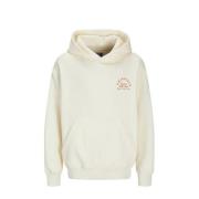 JACK & JONES JUNIOR sweater met backprint beige/bruin Backprint - 164