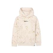 Garcia hoodie met all over print beige/bruin Sweater All over print - ...