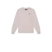 Lyle & Scott sweater Beige Jongens Katoen Ronde hals Effen - 140/146