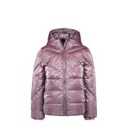 Like Flo quilted gewatteerde winterjas Ashley metallic warm roze Meisj...