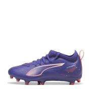 Puma Ultra 5 Match Jr. voetbalschoenen kobaltblauw/wit/koraalrood Jong...