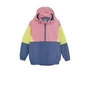 Color Kids outdoor jas roze/geel/blauw Jongens/Meisjes Polyester Capuc...