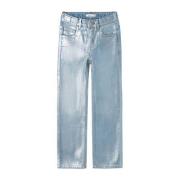 NAME IT KIDS coated straight fit jeans NKFROSE light blue denim Blauw ...