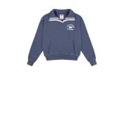 Levi's Kids sweater COLLEGIATE met printopdruk middenblauw/wit Printop...