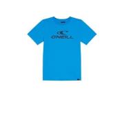 O'Neill T-shirt met logo blauw Jongens Katoen Ronde hals Logo - 128