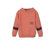 NAME IT KIDS hoodie oranje Trui Jongens Sweat Capuchon Backprint - 158...