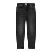 Tumble 'n Dry mom jeans Jet slouchy zwart Meisjes Katoen Effen - 104