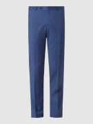 Slim fit pantalon van wol