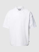 Poloshirt met extra brede schouders