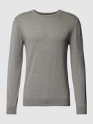 Gebreide pullover met ronde hals