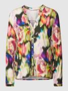 Overhemdblouse met all-over print