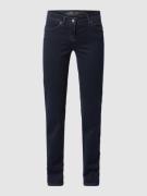 Perfect shape straight fit jeans met stretch
