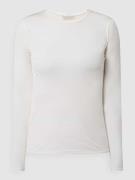 Shirt met lange mouwen en stretch, model 'Trento'