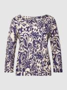 Blouse met all-over motief