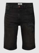 Korte jeans in 5-pocketmodel, model 'PORTO'
