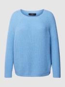 Gebreide pullover met ronde hals, model 'XENO'