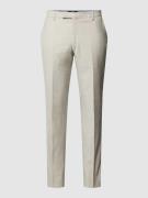 Extra slim fit pantalon met structuurmotief, model 'Gun'