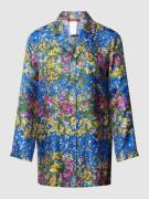 Zijden blouse met all-over bloemenprint, model 'CAMPALE'