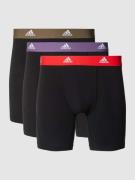 Boxershort met elastische logo in band in een set van 2 stuks