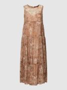 Midi-jurk in laagjeslook, model 'FOCE'