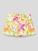 Shorts met bloemenmotief