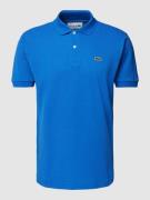 Classic fit poloshirt met labeldetail