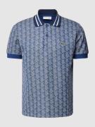 Classic fit poloshirt met all-over motief