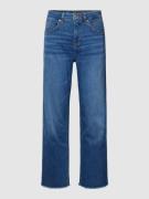 Mom fit jeans met rafels, model 'Momito Fresh'