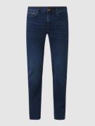 Straight fit jeans met stretch, model 'Denton'