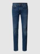 Straight fit jeans met stretch, model 'Denton'
