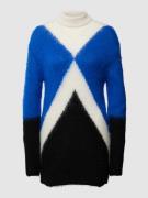 Gebreide pullover in two-tone-stijl, model 'EXPLODED ARGYLE'