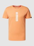 T-shirt met labelprint