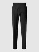 Regular fit pantalon met persplooien, model 'Silvio'