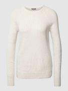 Gebreide pullover met streepmotief